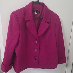Tahari Vibrant Pink Women's Blazer